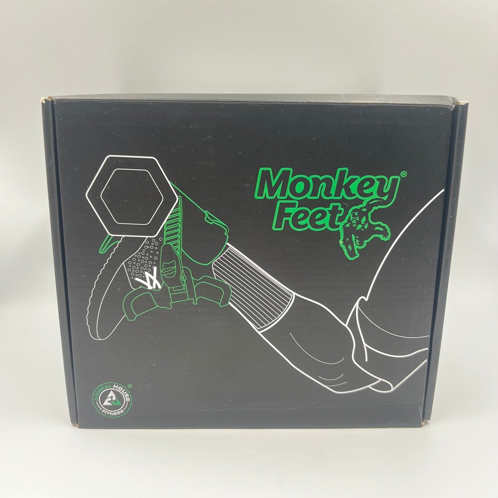 Animalhouse Fitness Monkey Feet Dumbbell Attachment Black Green Leg Workout Gear